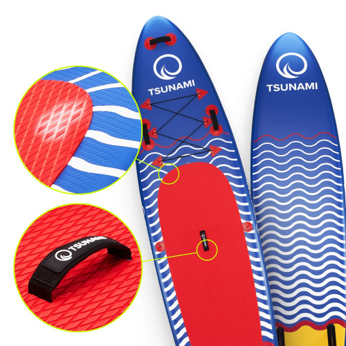 Каяк  TSUNAMI 350 см c веслом Wave T04   - фото №6